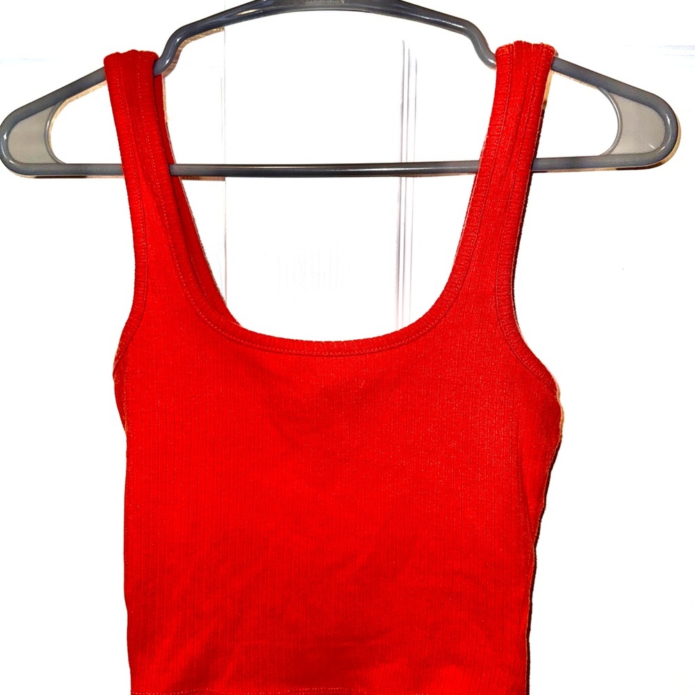 Salmon/Peach Sleeveless Women's Top-Destined X-Small